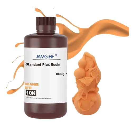 Jamghe 10k Orange Red Resin