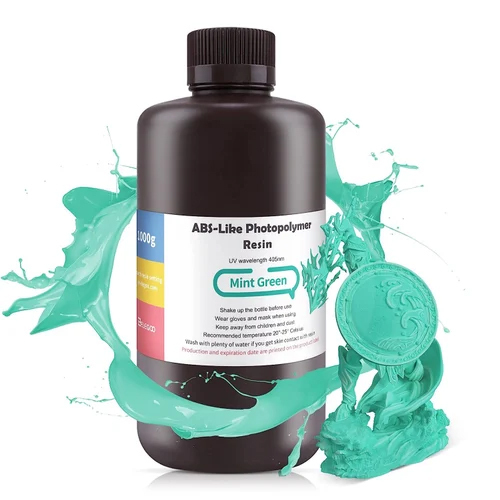Mint Green Abs Like Photopolymer Resin - Application: Industrial
