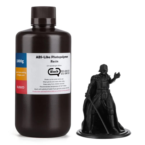 ELEGOO ABS-Like Photopolymer 3D Printer Black Resin