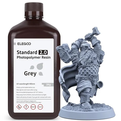 Standard Photopolymer 2.0 Grey Color Resin