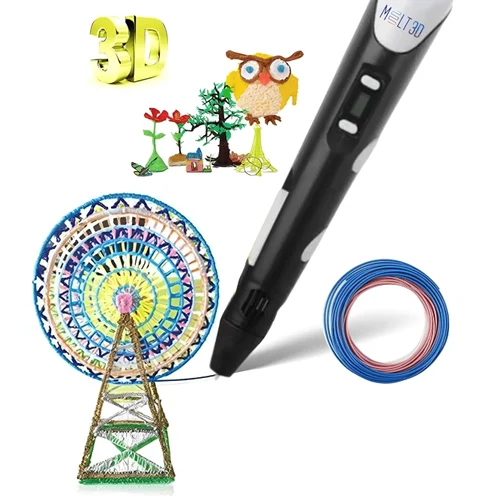 Melt3D The Doodler Smart 3D Drawing Pen - Color: Black