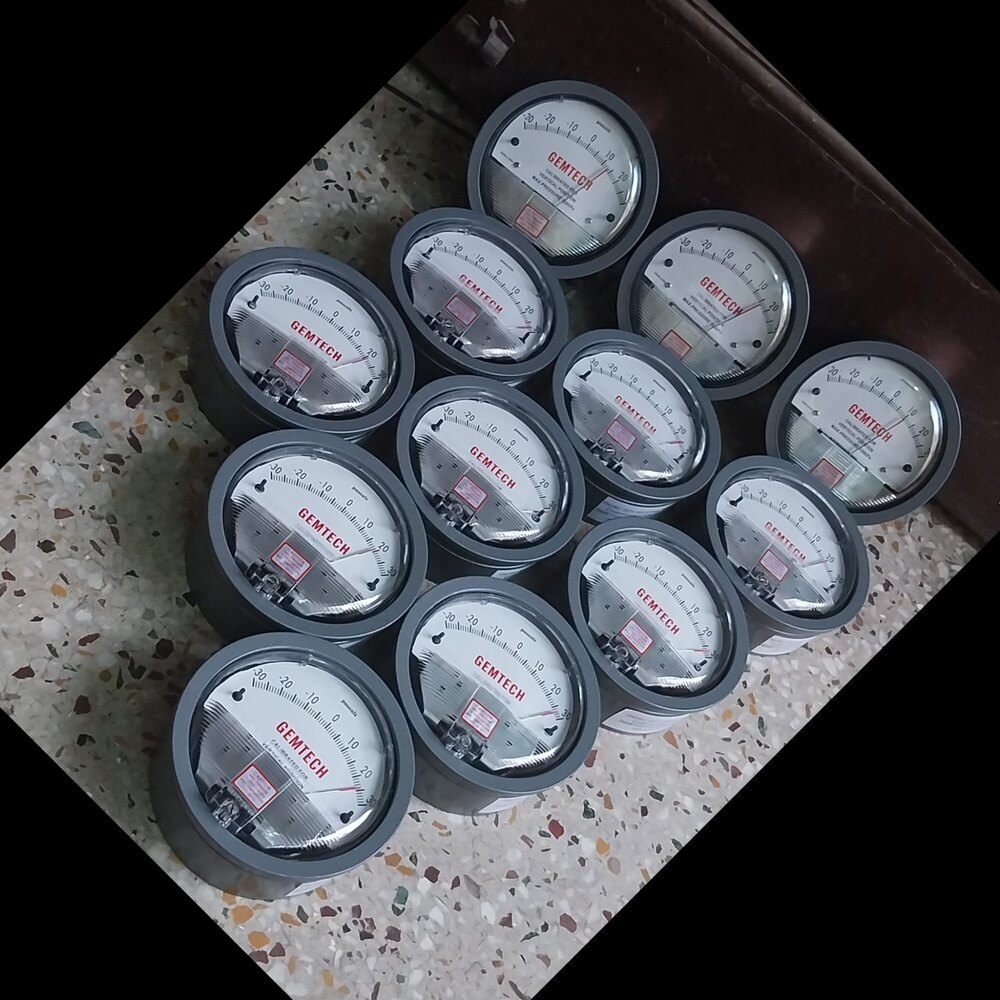Differential Pressure Gauge Gemtech In Nagpur Maharashtra - Accuracy: 2% (-Ha Model 1) Of Fs (3% (-Ha 1.5%) On -0