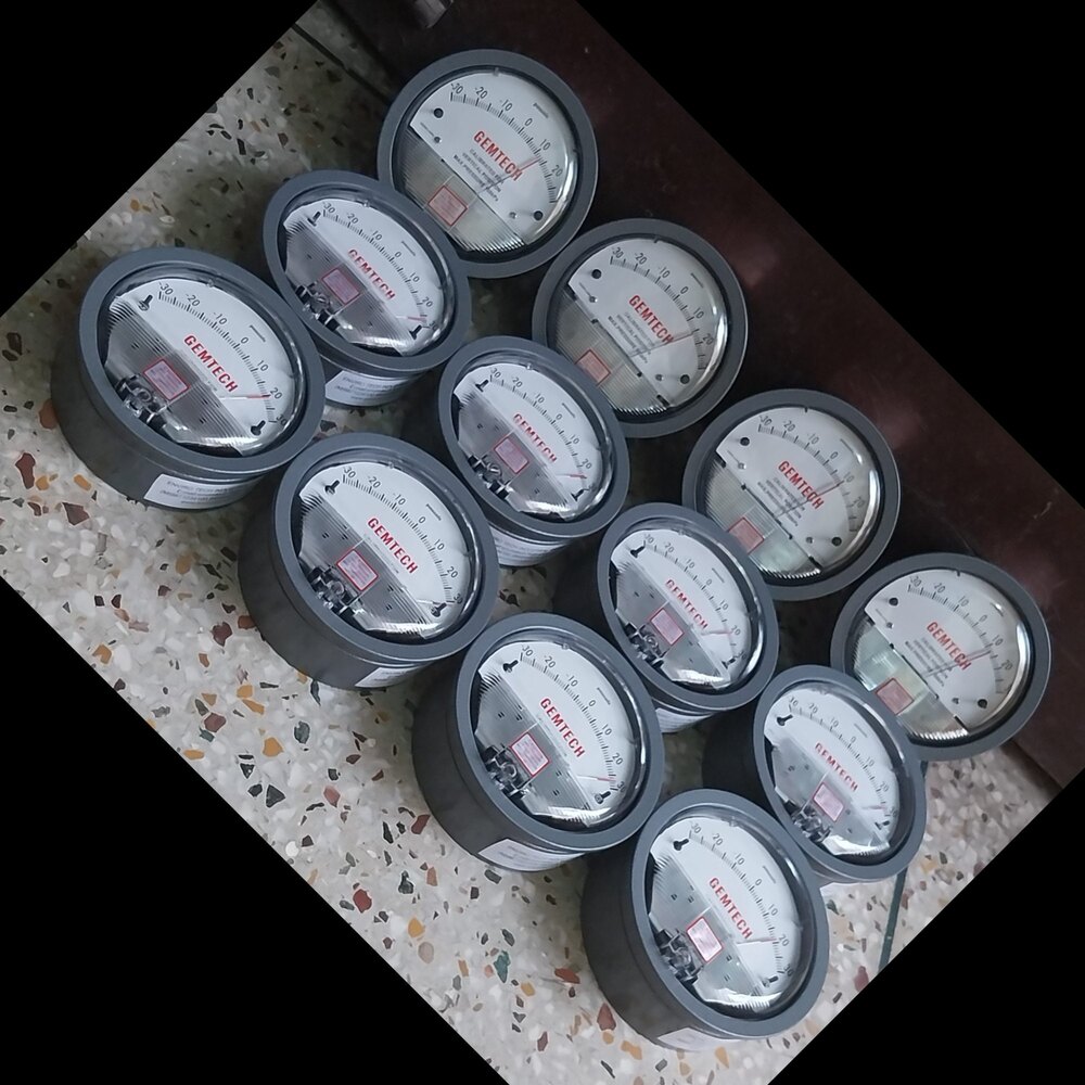 Differential Pressure Gauge Gemtech In Nagpur Maharashtra - Accuracy: 2% (-Ha Model 1) Of Fs (3% (-Ha 1.5%) On -0