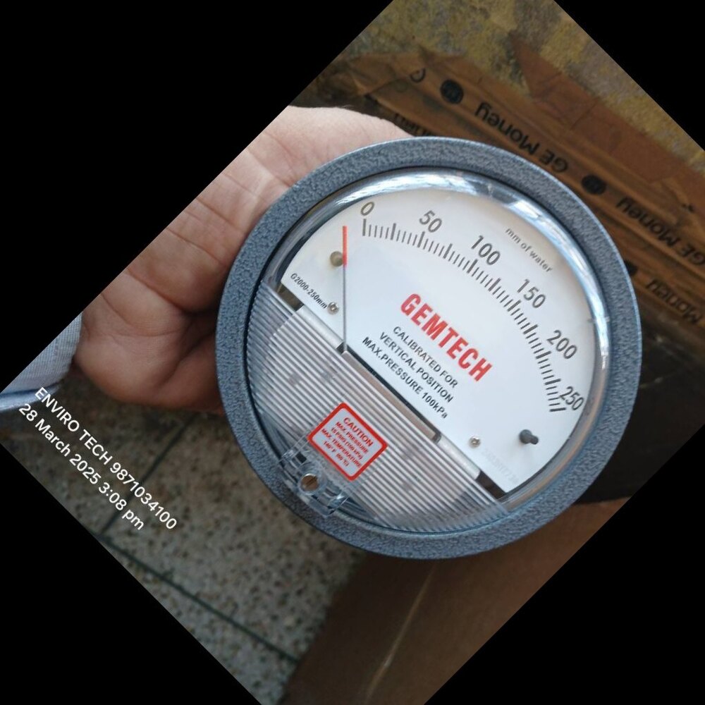 GEMTECH Differential Pressure Gauge In Hosur Tamilnadu