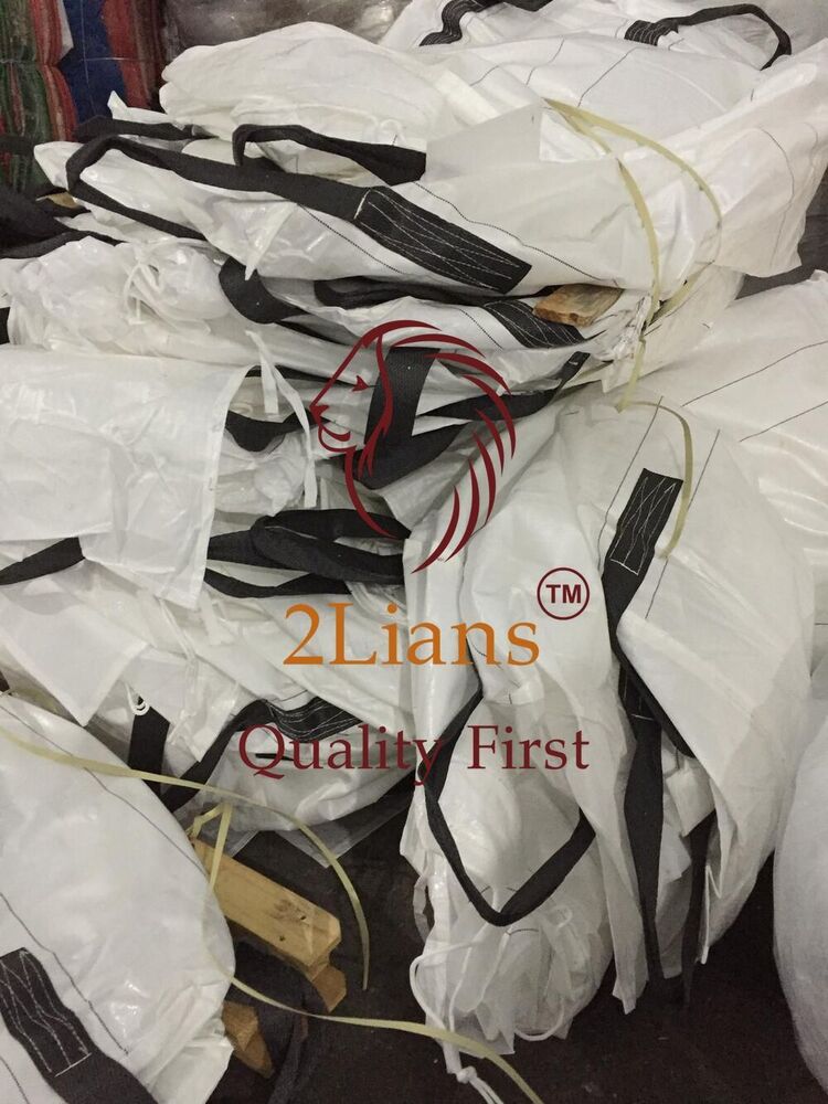 PP reuse jumbo bags on bales White and Brown