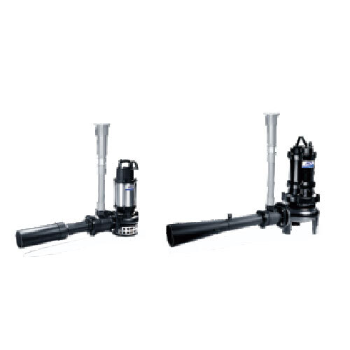 J Series-Submersible Ejector Pumps - Color: Black