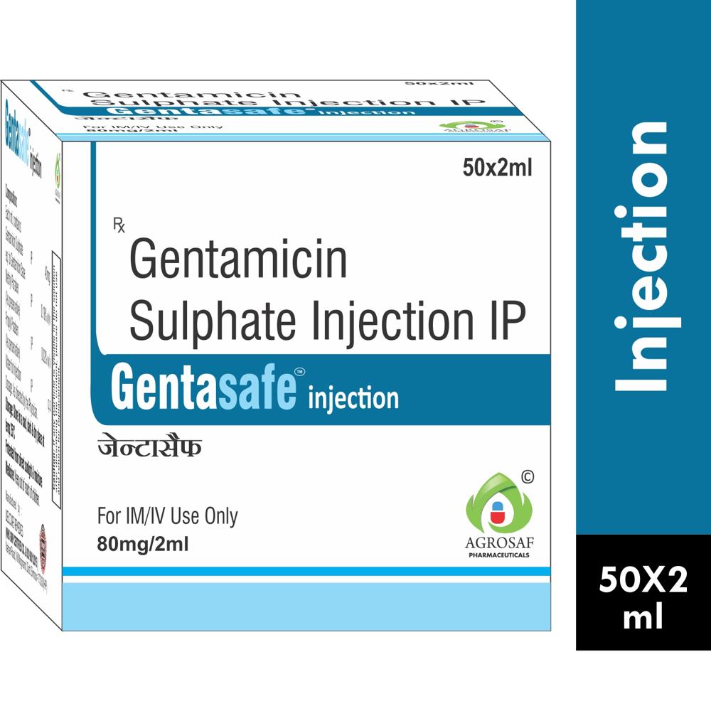GENTASAFE INJ  -Gentamicin (80mg)