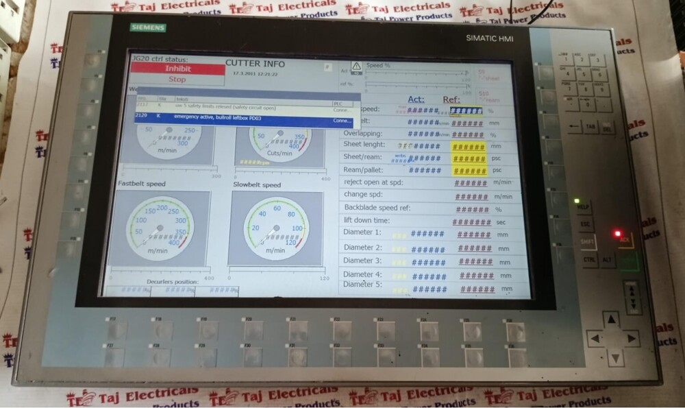 SIEMENS 6AV2124-1QC02-0AX0 HMI