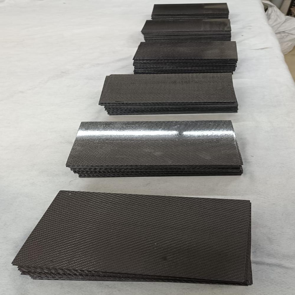 Customized Carbon Fiber Sheet - Color: Black