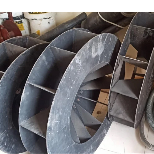 Hot Mix Plant Exhaust Fan - Color: Black