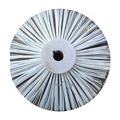 Nylon Broomer Brush - Color: White