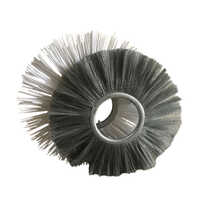 Hydraulic Road Broomer Machine Brush - Color: Yellow