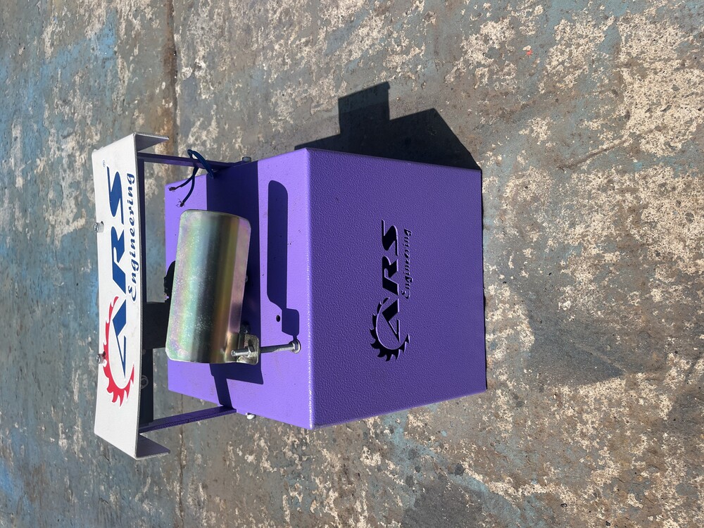 Coconut Broom Stick Extractor Machine - Color: Purple