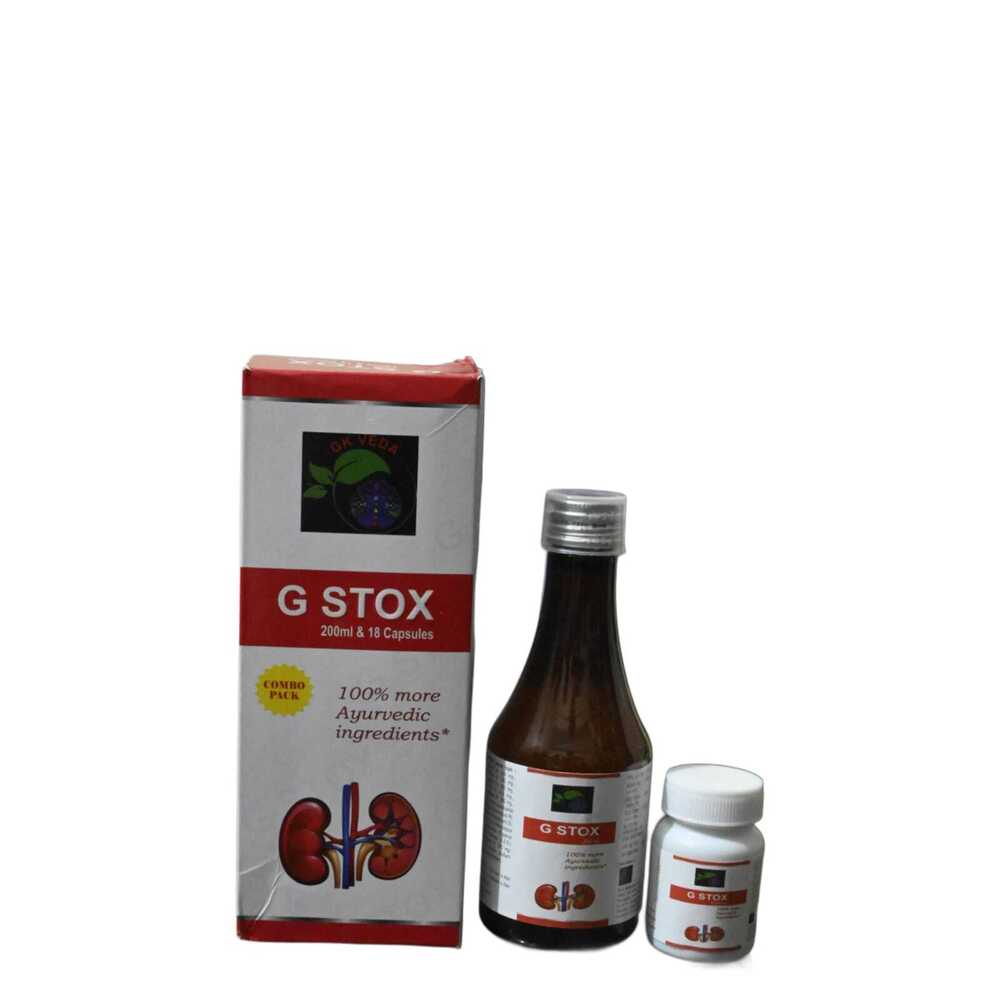 G Stox 200 Ml And 18 Capsule Combo - Age Group: For Adults