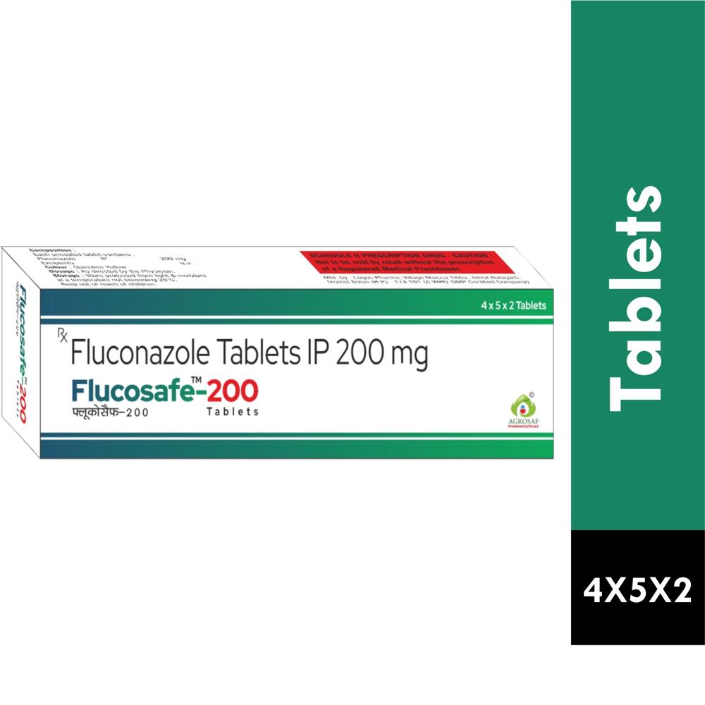 FLUCOSAFE 200MG TAB  -  Fluconazole (200mg)