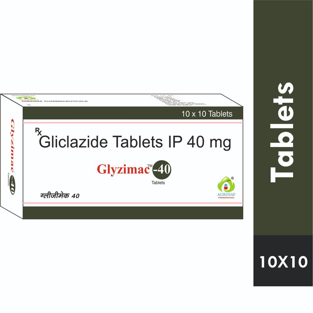 GLYZIMAC 40 TABLET - Gliclazide (40mg)