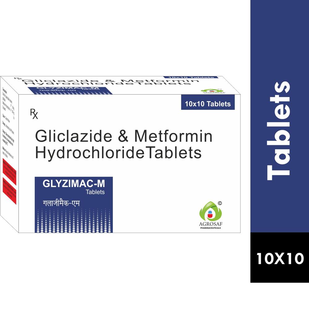 GLYZIMAC M TABLET - Gliclazide (80mg) + Metformin (500mg)