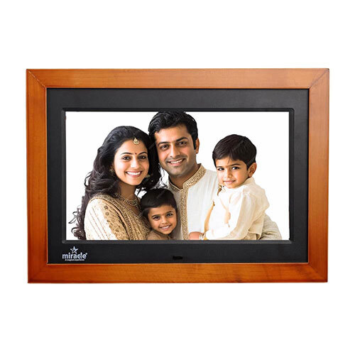 10 inch wooden dark frame