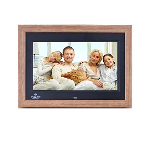 10 Inch Wooden Light Frame - Color: Black