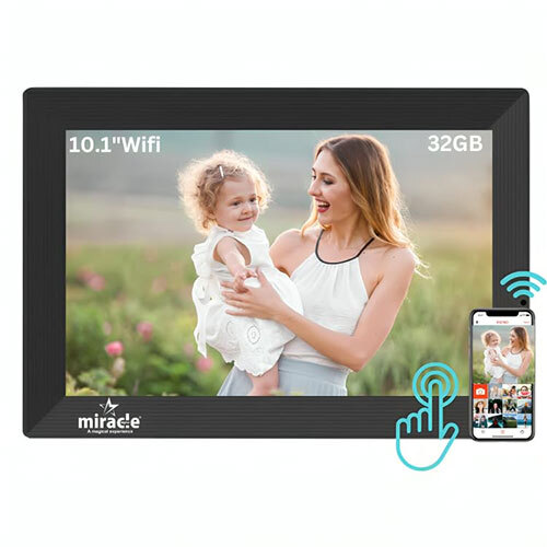 10.1 Wifi Designer Cut Frame - Color: Black