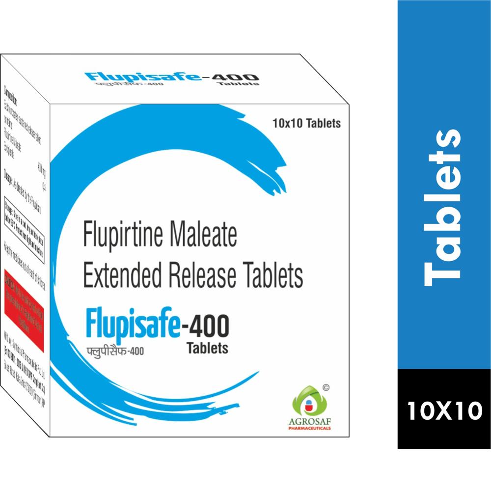 FLUPISAFE 400 TABLET -Flupirtine (400mg) EXTENDED RELEASED