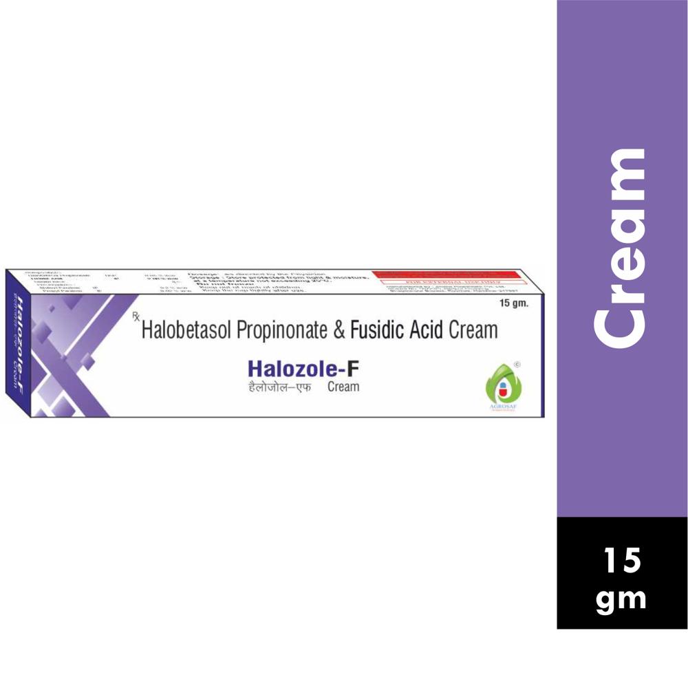 HALOZOLE F CREAM - HALOBETASOL PROPINONATE(0.05%W/W) & FUSIDIC ACID(2% W/W )CREAM