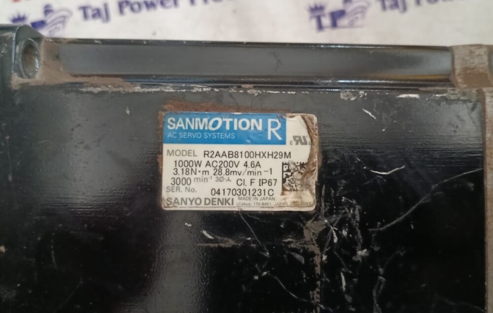 SANYON DENKI R2AAB8100HXH29M SERVO MOTOR