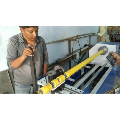 Electrical Wire Tape Cutting Machine - Color: Blue