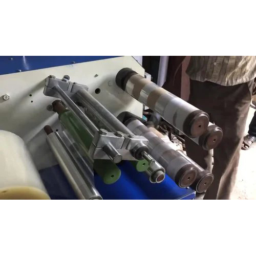 Adhesive Cello Tape Machine - Color: Blue