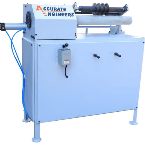 Automatic Paper Core Cutting Machine - Color: Blue