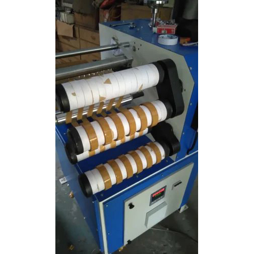 Mini Bopp Tape Slitting Rewinding Machine - Color: Blue