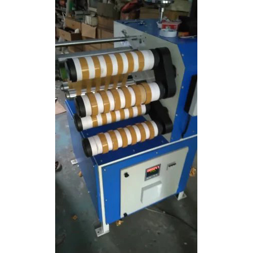 Mini Bopp Tape Slitting Rewinding Machine - Color: Blue