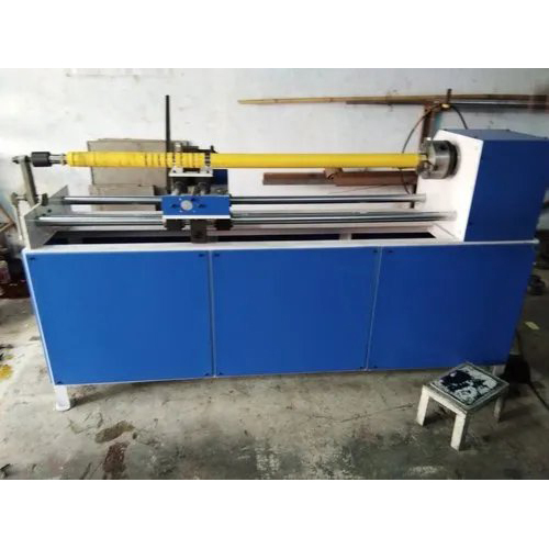 Pvc Electrical Tape Roll Cutting Machine - Color: Blue
