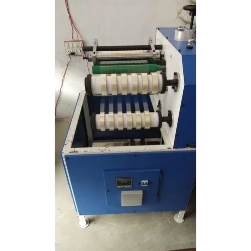 Mini Bopp Tape Slitting Machine - Color: Blue