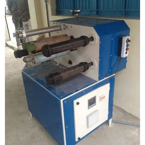 Mini Bopp Tape Slitting Machine - Color: Blue
