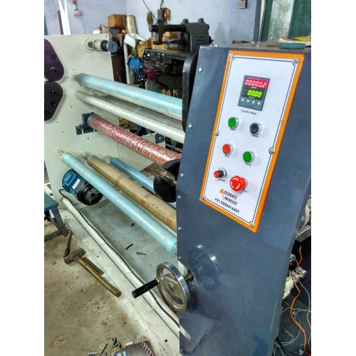 Blue Fully Automatic Bopp Tape Slitting Machine