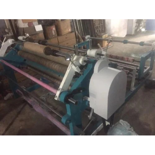 Stretch Film Slitting Rewinder Machine - Mild Steel, 320-380 Voltage | Electric Drive, Industrial Quality