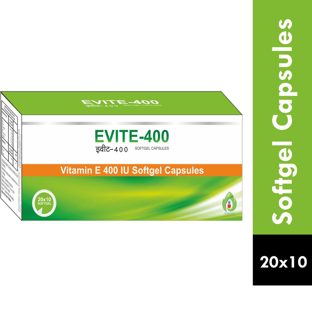 EVITE 400MG CAPSULE - VITAMIN E(400 IU) CAPSULE