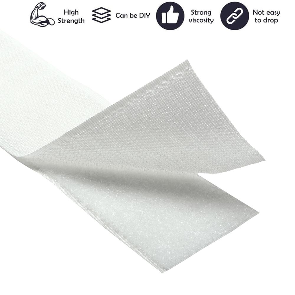 125mm Velcro Hook And Loop Tape - Black 125mm Size Good Quality Plain Pattern For Versatile Fastening Solutions