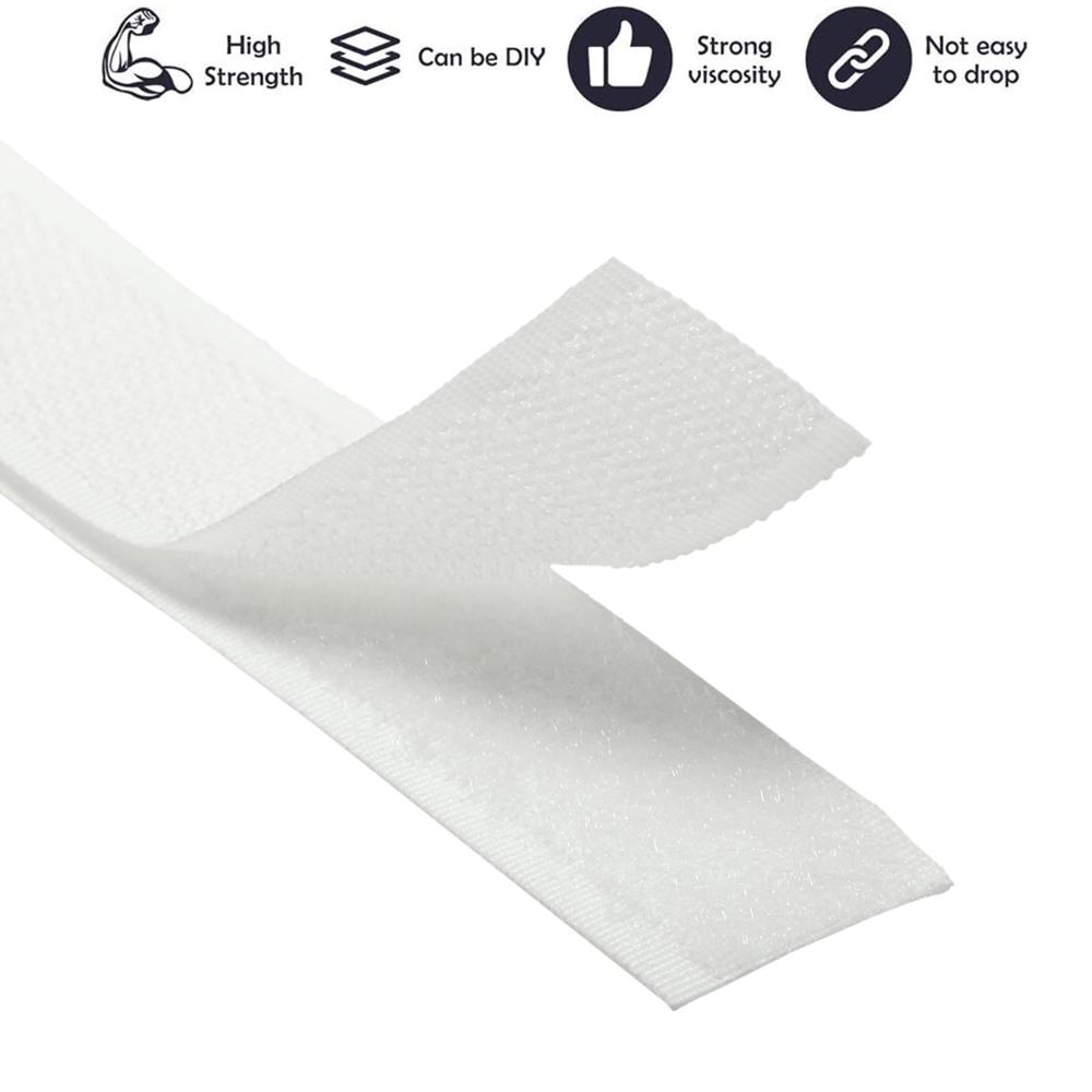 125mm Velcro Hook And Loop Tape - Black 125mm Size Good Quality Plain Pattern For Versatile Fastening Solutions