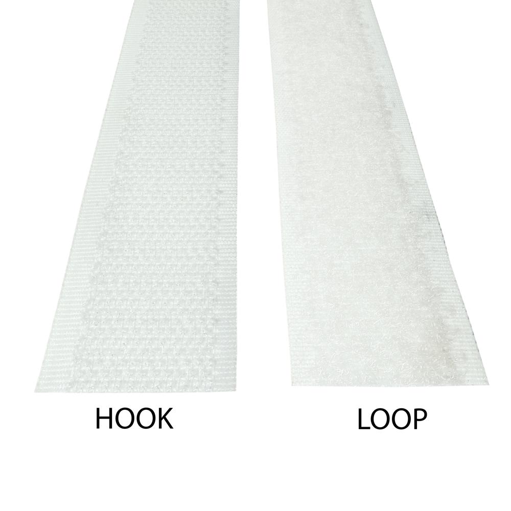 125mm Velcro Hook And Loop Tape - Black 125mm Size Good Quality Plain Pattern For Versatile Fastening Solutions
