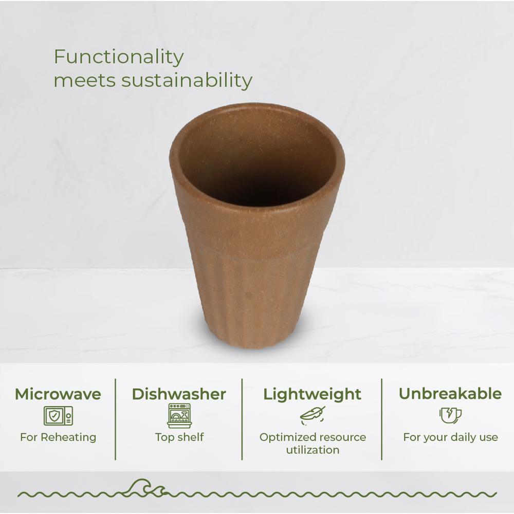 120 Ml natural color reusable khullad chai cup