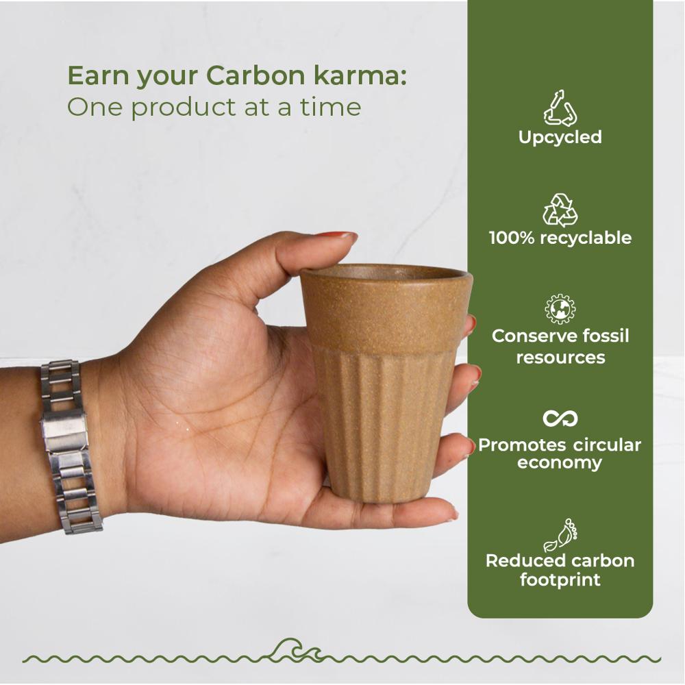 120 Ml natural color reusable khullad chai cup