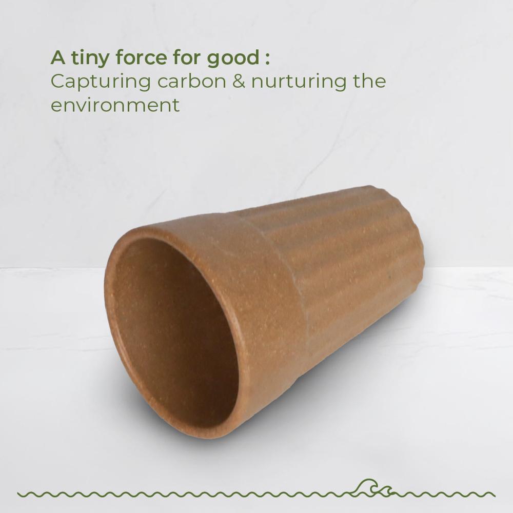 120 Ml natural color reusable khullad chai cup
