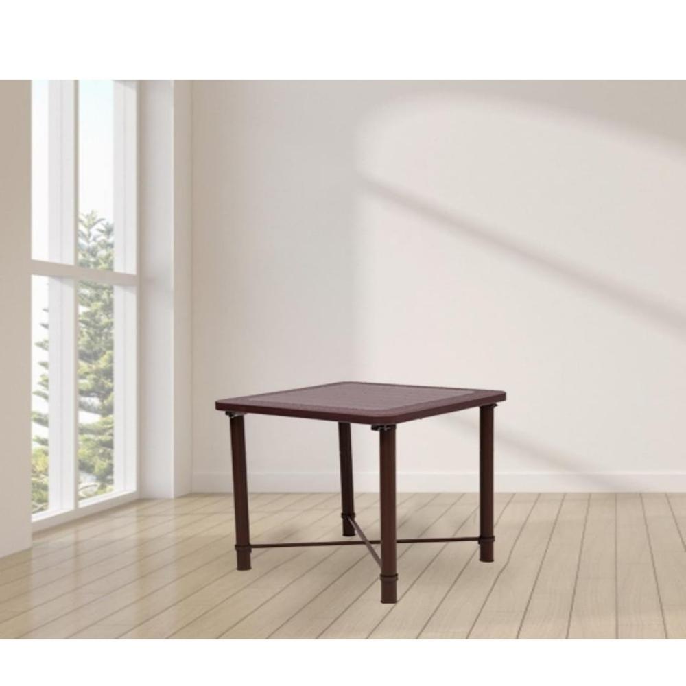 Supreme Shine Dining Table - Eco-friendly Wood, 762x762x743 Mm , Moth Resistant, Smooth Finish, Warranty Included