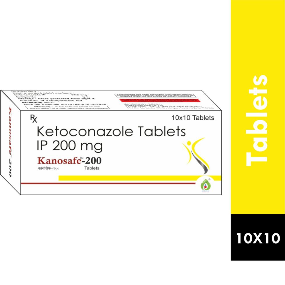 KANOSAFE 200 TABLET - Ketoconazole (200mg)