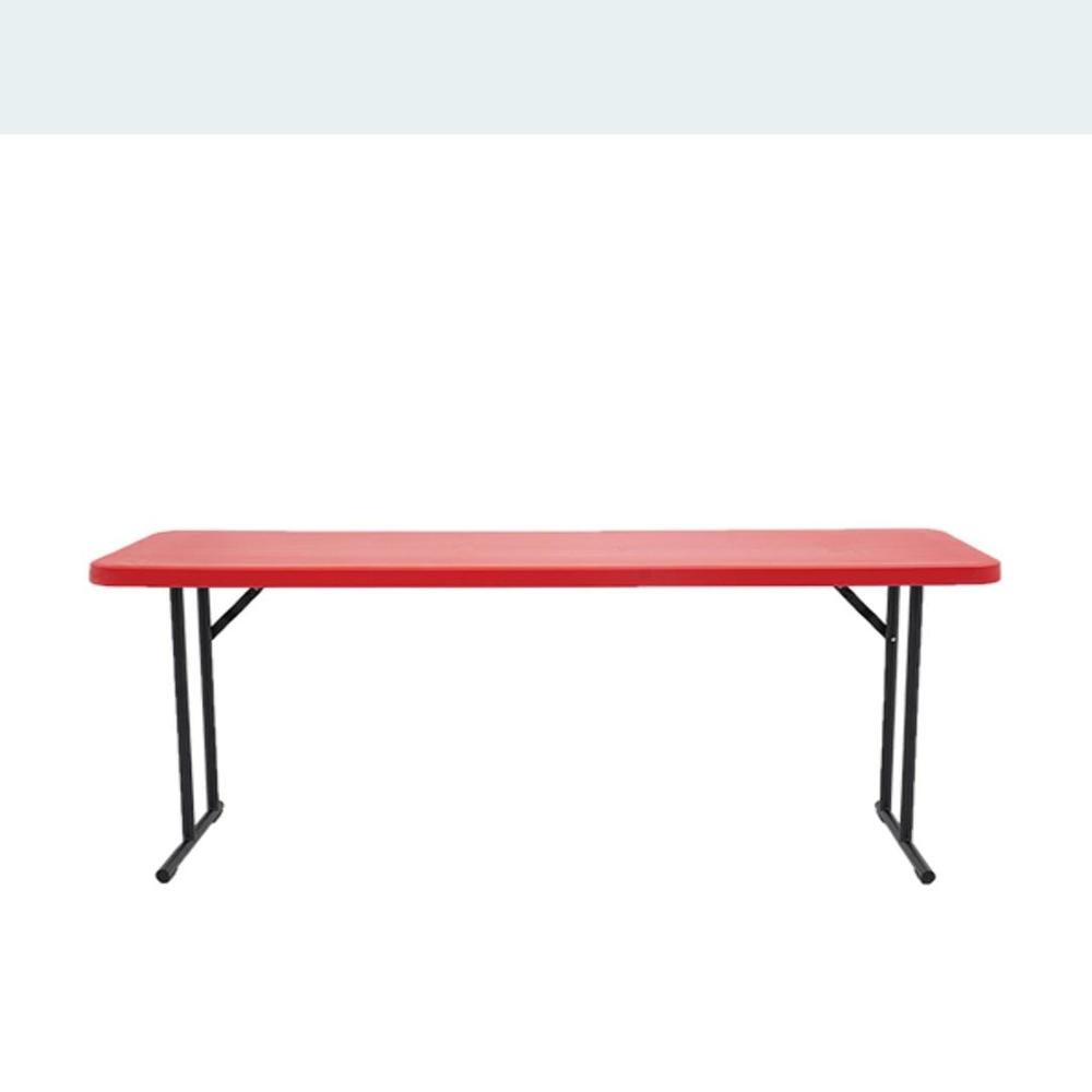 Supreme Pandhi Table - Eco-friendly Plastic, 740mm Table Height, 1780mm Width, 525mm Depth | Durable, Smooth Finish, Foldable Design