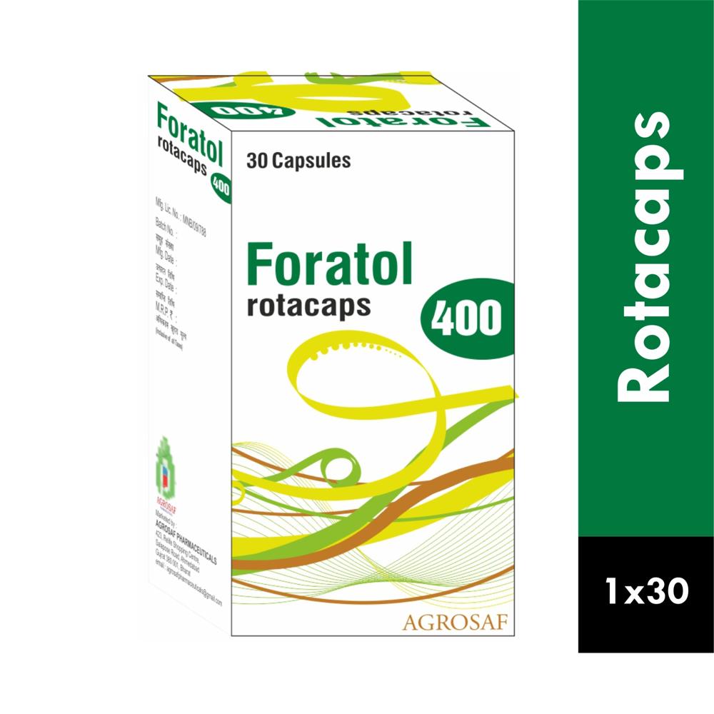 FORATOL 400 ROTACAP - FORMOTEROL FUMARATE(6 MCG) & BUDESONIDE(400 MCG)