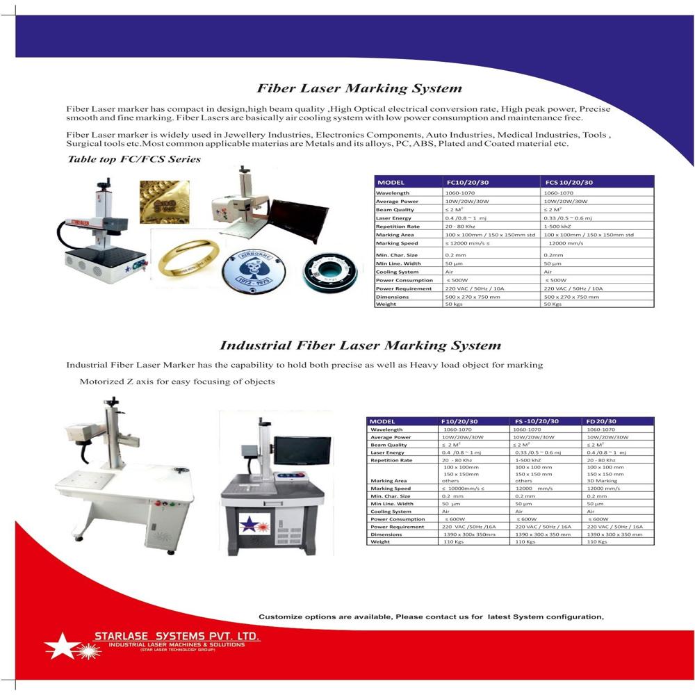 MS Sheet 30W Laser Marker