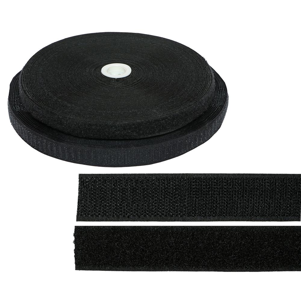 Velcro Adhesive Hook And Loop Tape - 60% Nylon 40% Polyester Different Sizes Available - White/black Good Quality